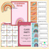 Classroom Décor Boho and Rainbow Design