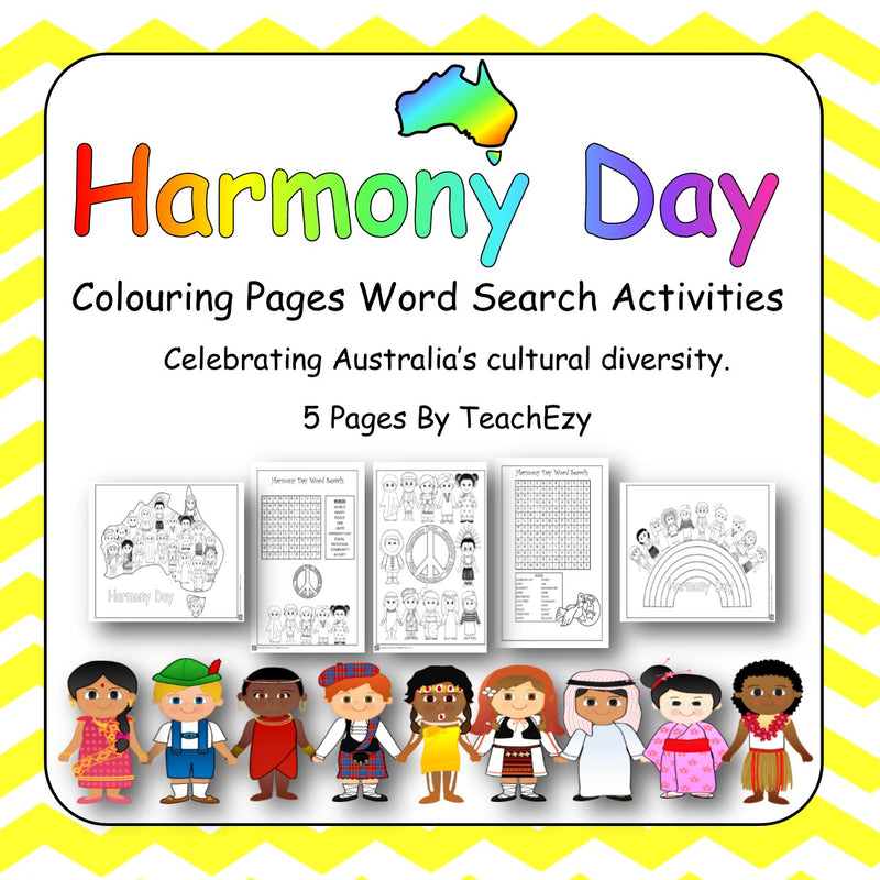 Harmony Day Activities and Posters Australia