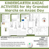 ANZAC ACTIVITIES for My Grandad Marches on ANZAC Day Kindergarten