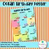 Ocean Birthday Certificates and Poster