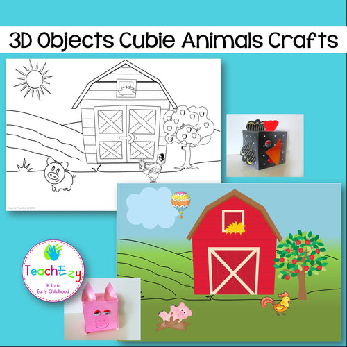 3D Animal Craft background