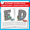 Alphabet Letter Trace Karlie School Font