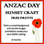 ANZAC Day Sunset Resource FREE