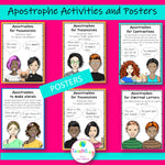 Apostrophe Activities and Posters