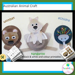 Australian Animals Craft that goes well with Possum Magic