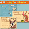 Birthday Certificates Preschool and Kindergarten