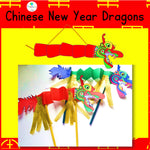 Chinese New Year Craft Dragons and Lanterns