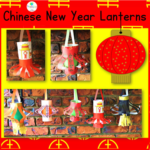 Chinese New Year Craft Dragons and Lanterns