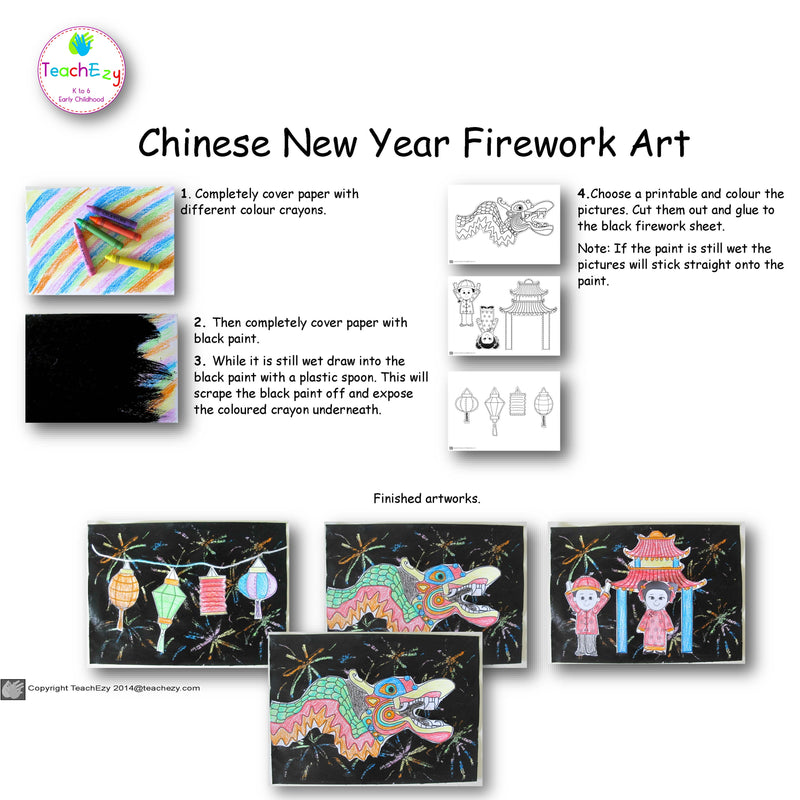 Chinese New Year Colouring and Art Activity