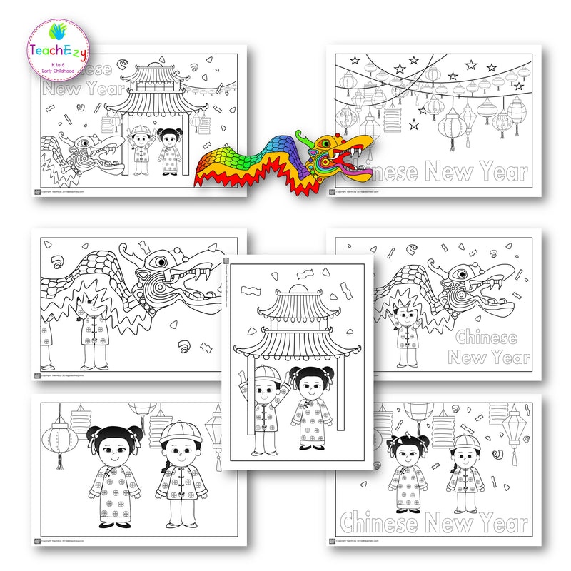 Chinese New Year Colouring and Art Activity