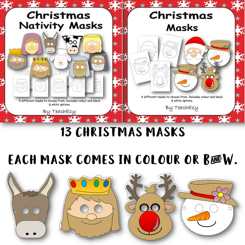 Christmas and Nativity Masks