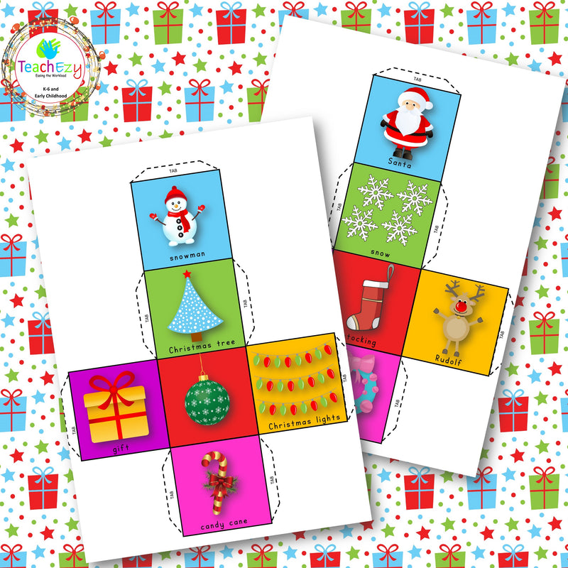 Christmas Dice Sentence Activities