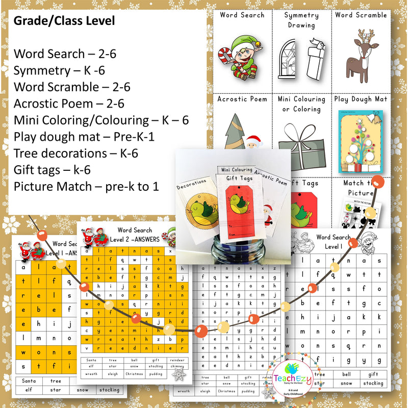 Christmas Fast Finisher Activities