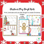 Christmas Play Dough Mats