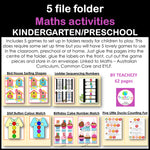 Mathematic Activities for Pre-K and Kindergarten