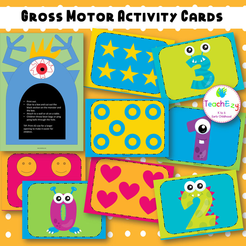 Gross Motor Activity Cards