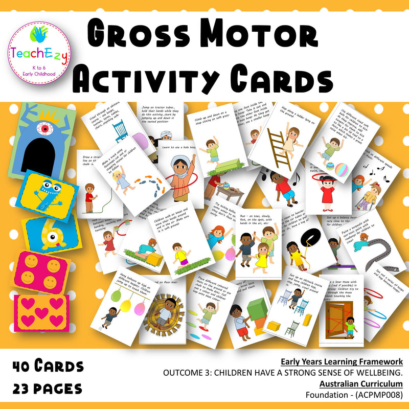 Gross Motor Activity Cards