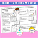 Properties of Odds and Evens