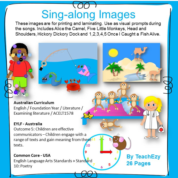 Sing-a-long Teacher Resource