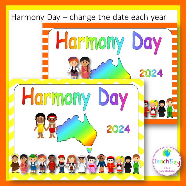 Harmony Day Activities and Posters Australia