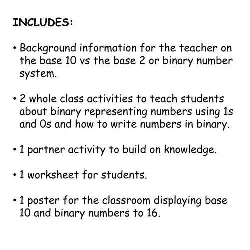 binary numbers