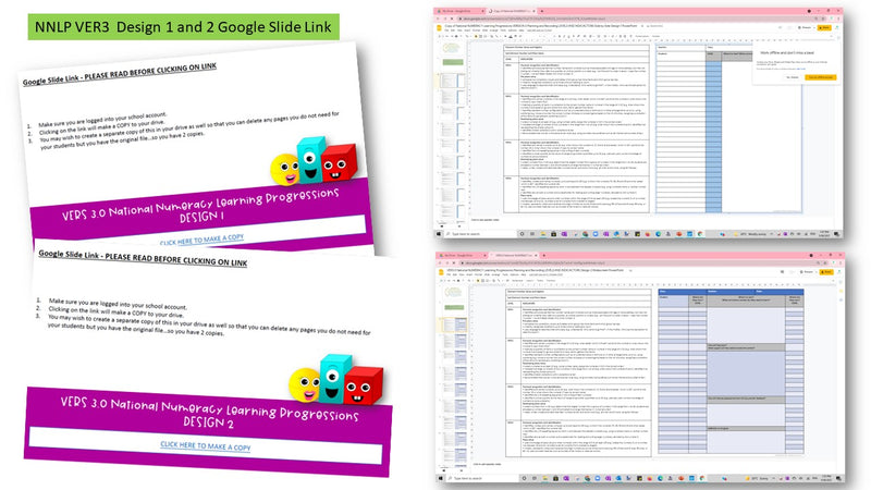 National Numeracy Learning Progressions Tables Australia Version 3