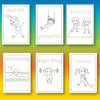 Winter and Summer Sports Coloring Pages Bundle