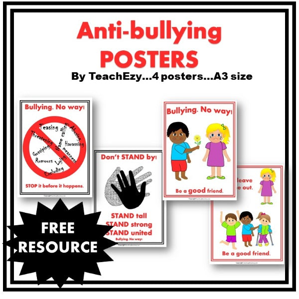 Anti-Bullying Posters for the Classroom