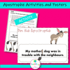 Apostrophe Activities and Posters