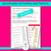 Apostrophe Activities and Posters