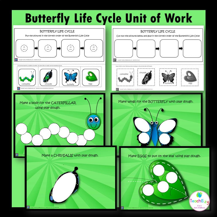 Butterfly Life Cycle Unit of Work