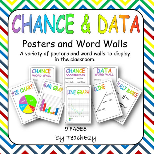 Chance and Data Activities Bundle Years 5 and 6