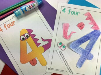 Monster Number Craft Teaching Resource 1 to 10