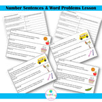 Number Sentences and Word Problems Lesson