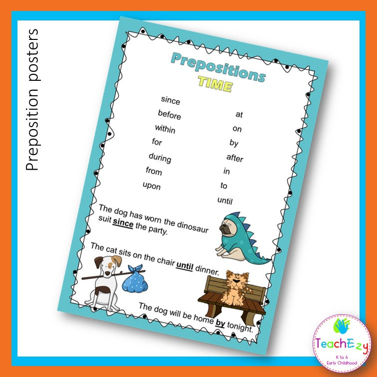 Preposition Posters