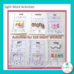 Sight Word Activities Pack