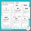 Sight Word Activities Pack