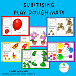 Subitising Play Dough Mats