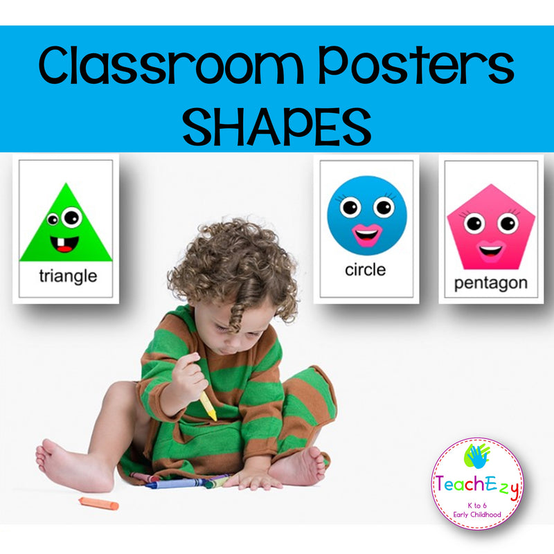 2D Shape Posters for the Primary Classroom