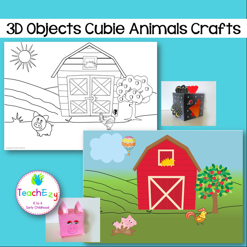 3D Animal Craft background