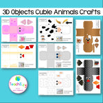 3D Animal Craft Cubie Creatures