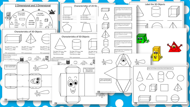2D Shapes and 3D objects