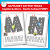 Alphabet Letter Trace Karlie School Font