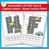 Alphabet Letter Trace Karlie School Font