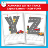 Alphabet Letter Trace NSW Font