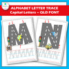 Alphabet Letter Trace Queensland Font