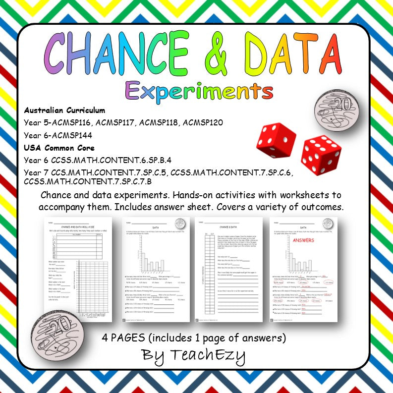 Chance and Data Experiments