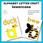alphabet letter craft lowercase