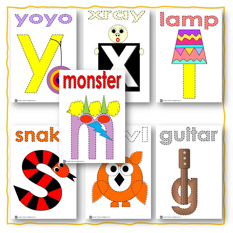 alphabet letter craft lowercase