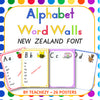 Alphabet Word Walls New Zealand Font